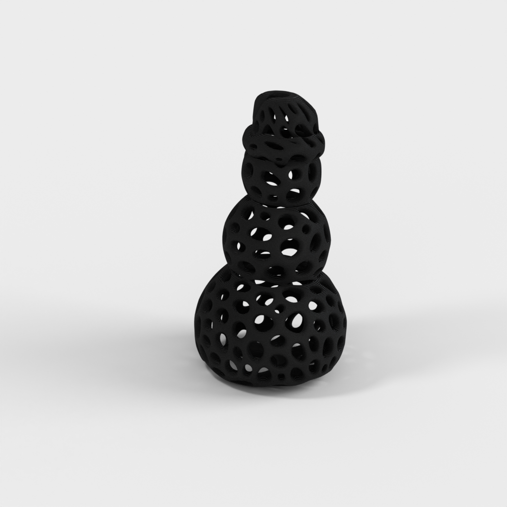 Χριστουγεννιάτικη διακόσμηση Voronoi Snowman