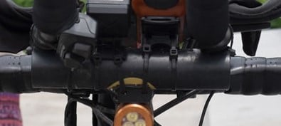 Προσαρμογέας λαβής αξεσουάρ Aerobar για Φως ποδηλάτου και βάση Garmin