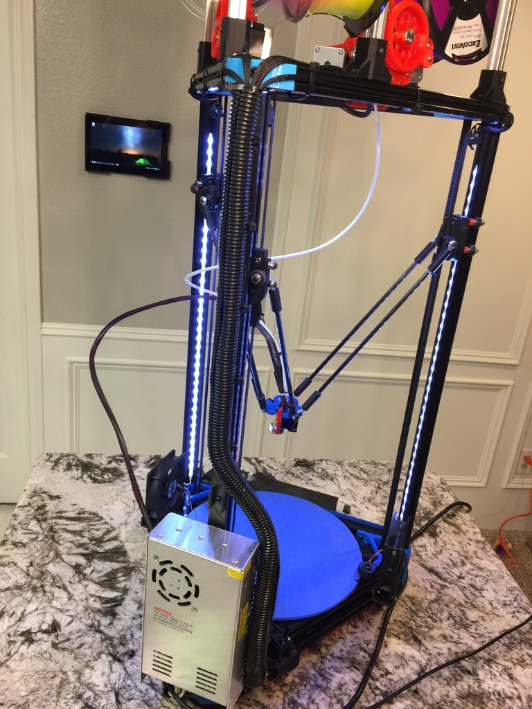 Kossel XL 2020 Στηρίγμα Ζωνών Zip για διαχείριση καλωδίων
