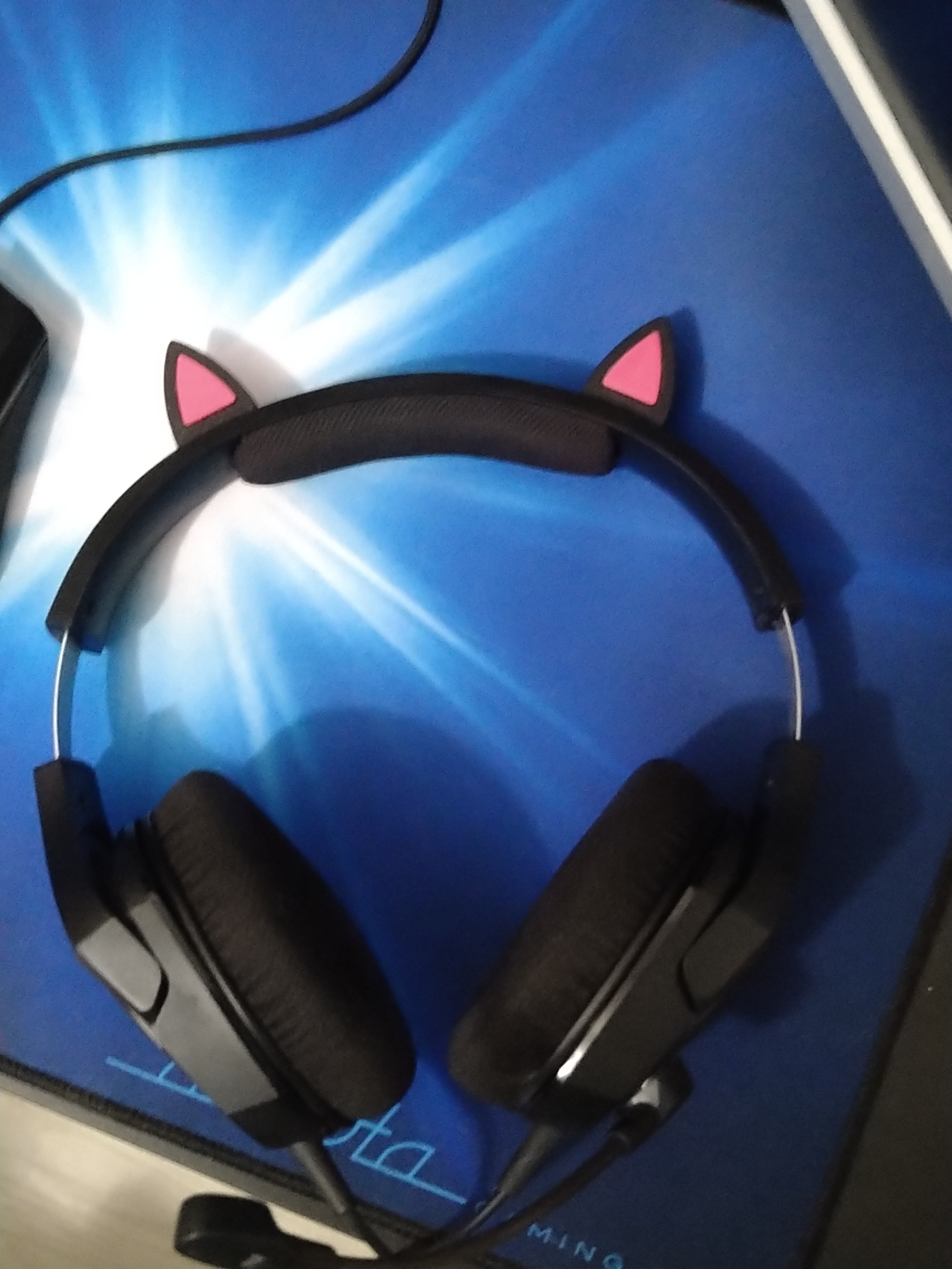 Αστεία αυτιά γάτας για το σετ παιχνιδιών HyperX Cloud Stinger Core
