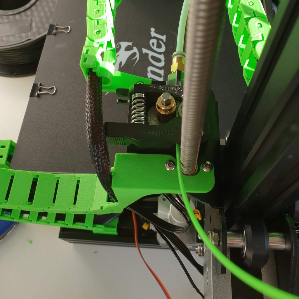 Αγκύλες στήριξης καλωδίων άξονα X Ender 3