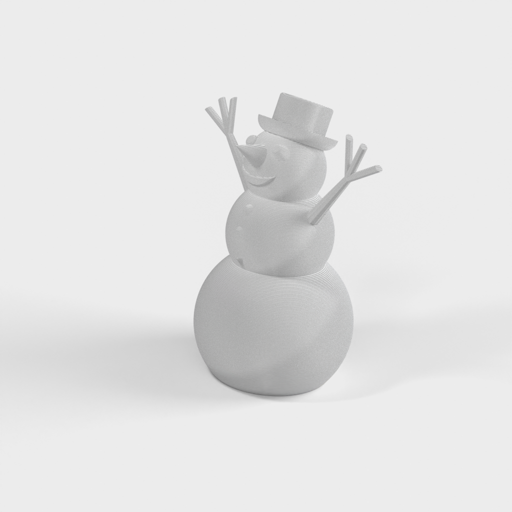 Χιονάνθρωπος για εκτύπωση χωρίς στηρίγματα
