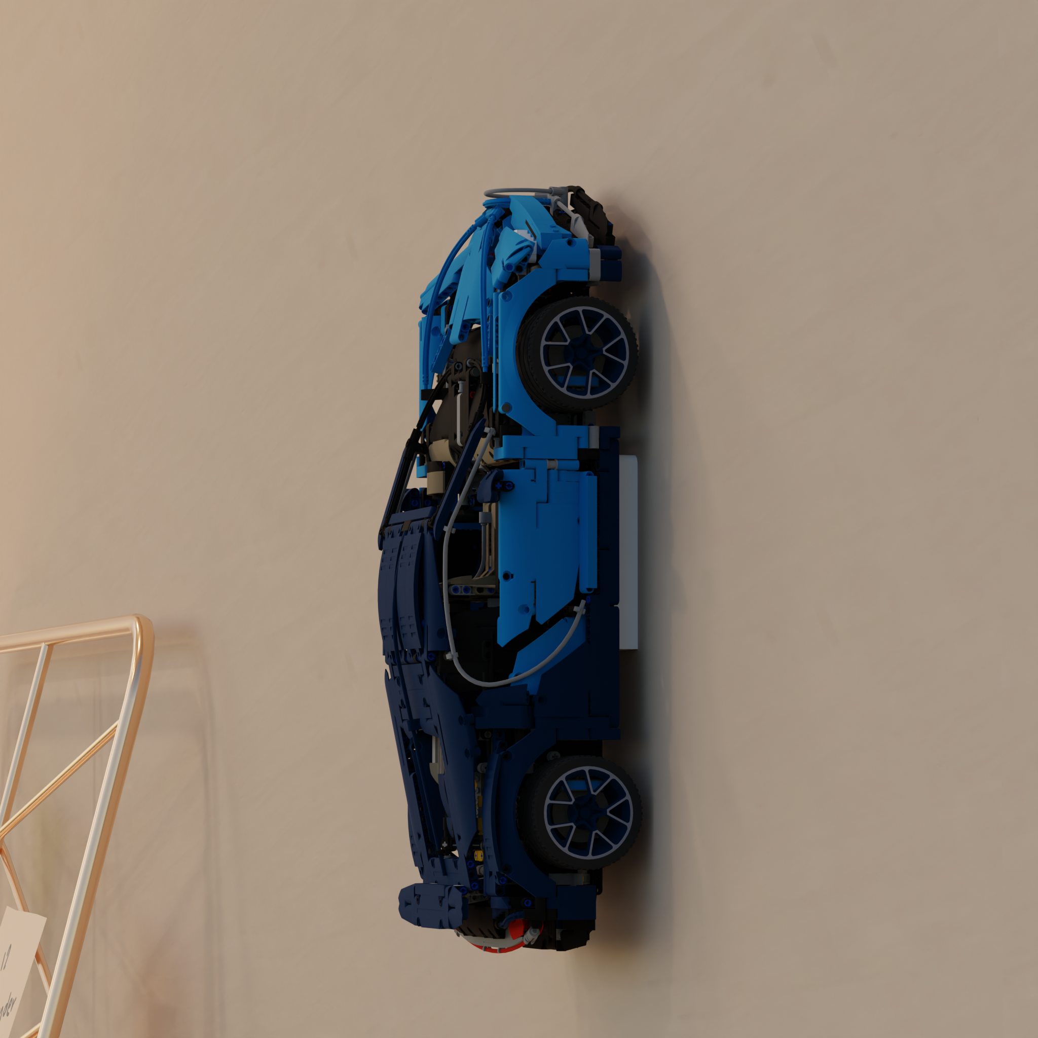 Βάση τοίχου για Lego Technic Bugatti