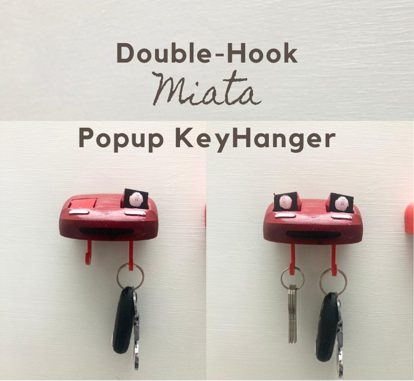 DOUBLE HOOK - Miata POPUP Κλειδοθήκη