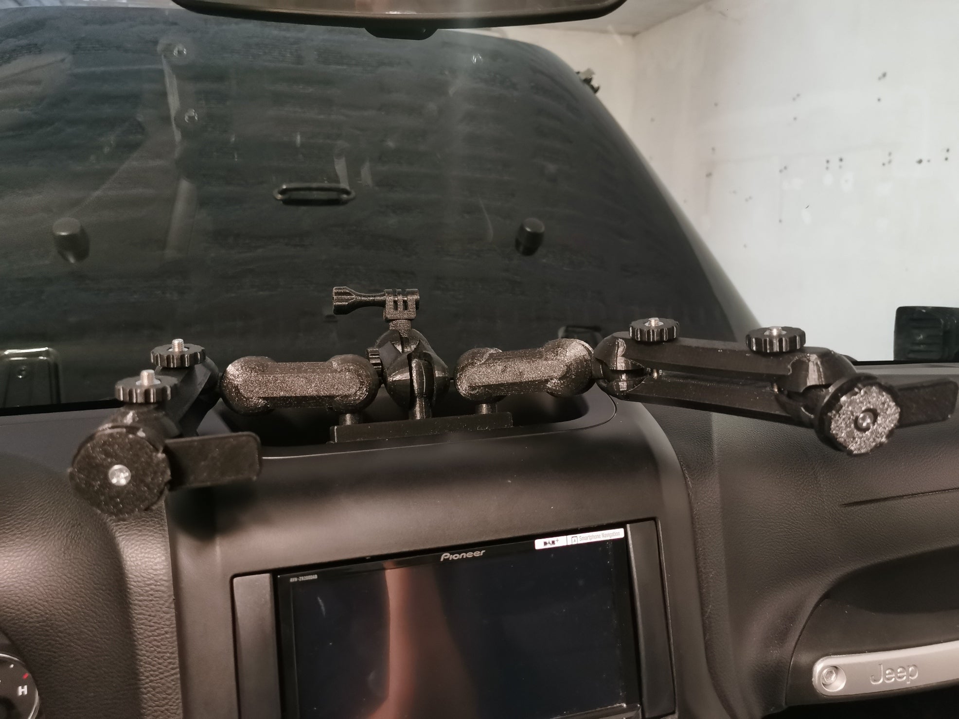 Jeep Wrangler JK Βάση τηλεφώνου, tablet και GoPro