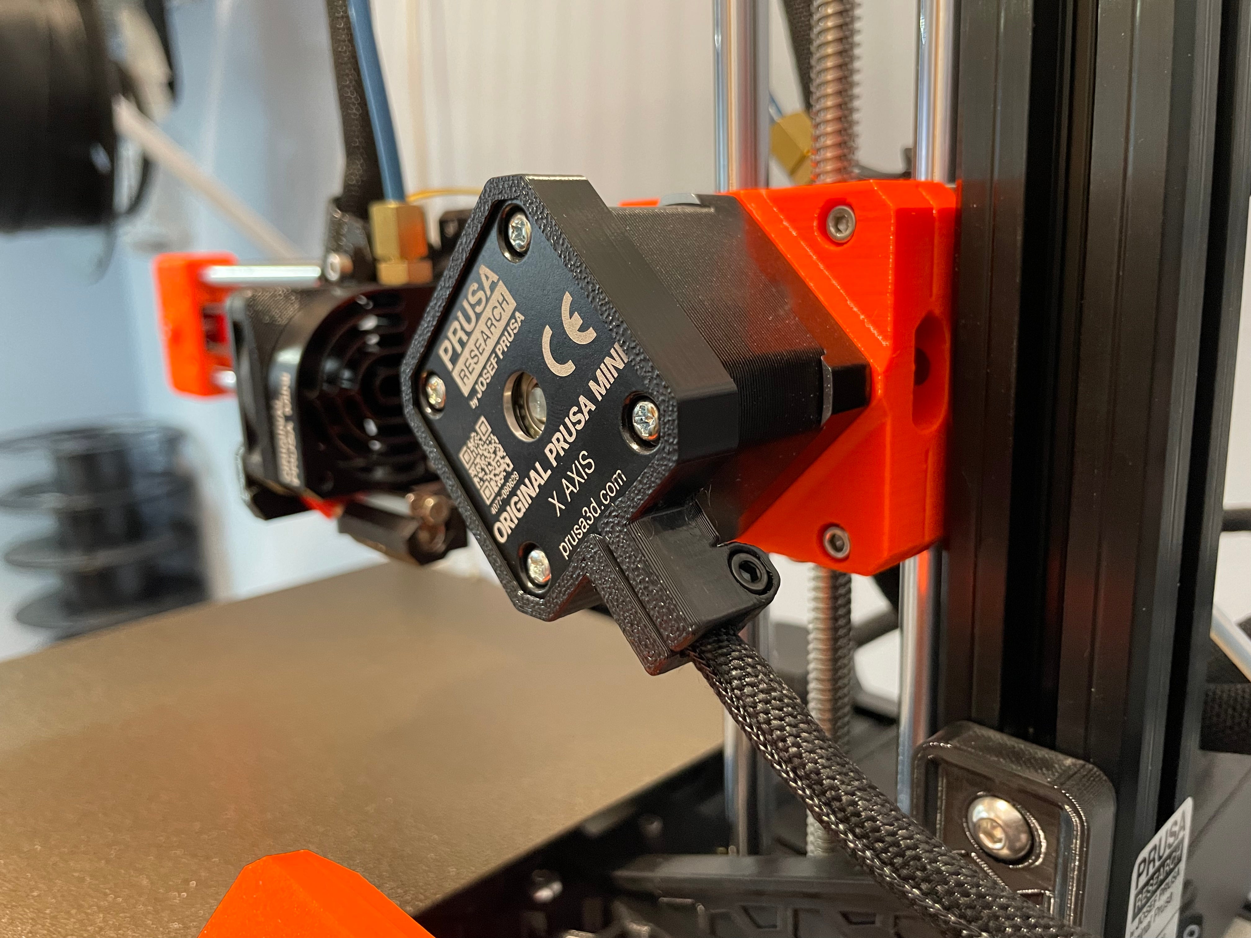 Prusa MK3/Mini Βάση καλωδίου κινητήρα άξονα X με εκτόνωση τάσης