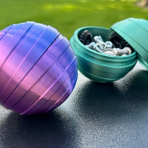 Threaded Sphere Container - Δοχείο αποθήκευσης σε σφαιρικό σχέδιο
