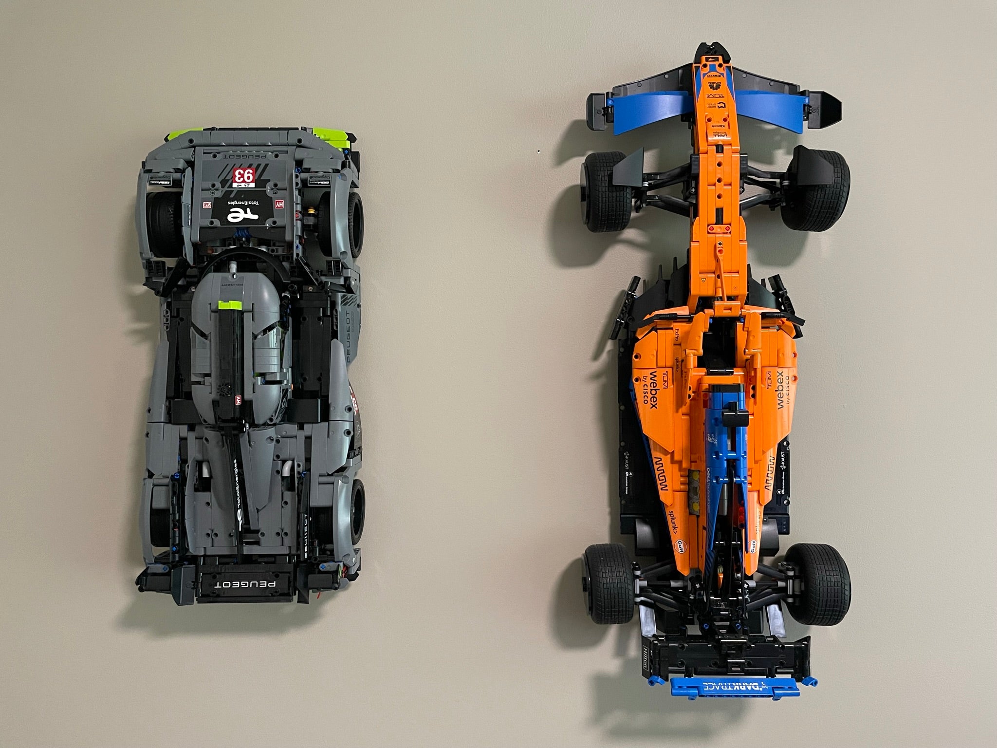 Βραχίονας τοίχου για LEGO Peugeot 9X8 24H Le Mans Hybrid Hypercar 42156