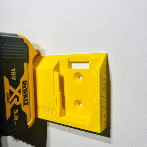 Διπλή βάση μπαταρίας DeWalt 18V για τοποθέτηση σε τοίχο και οροφή