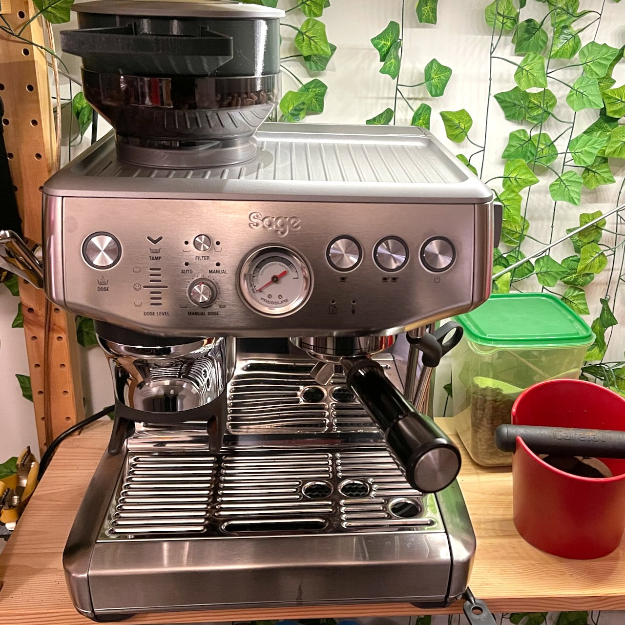 Επέκταση δοχείου φασολιών Sage Barista Express (Impress) με χοάνη πλήρωσης