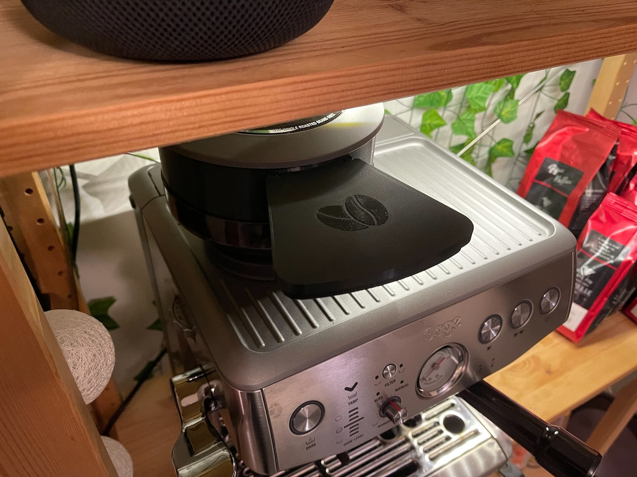 Επέκταση δοχείου φασολιών Sage Barista Express (Impress) με χοάνη πλήρωσης