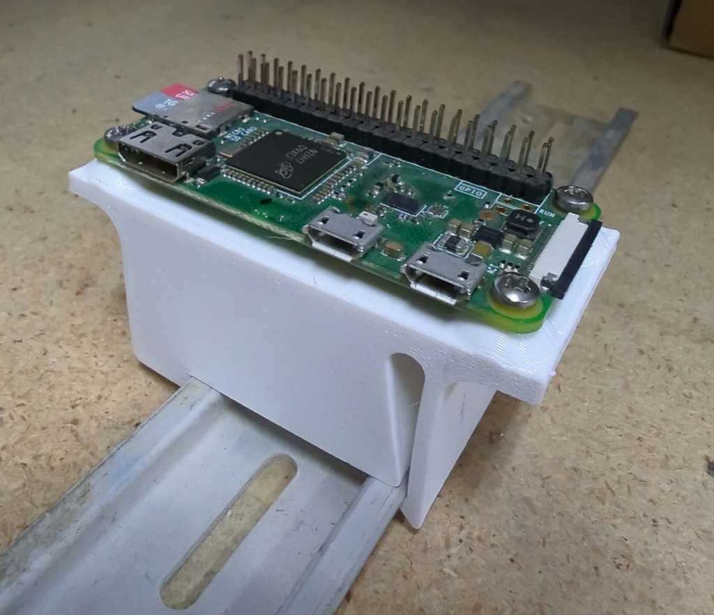 Raspberry Pi Zero DIN στήριγμα τοποθέτησης