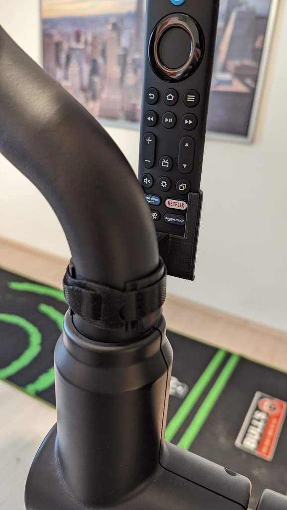 Fire TV Stick Fjernbetjeningsholder til Hometrainer med Sikker Rem