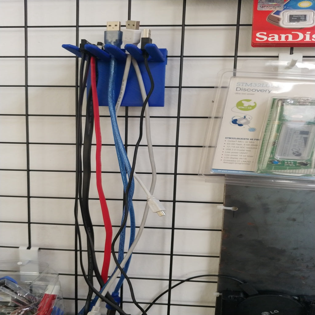 Γάντζος καλωδίου USB για πλέγμα τοίχου