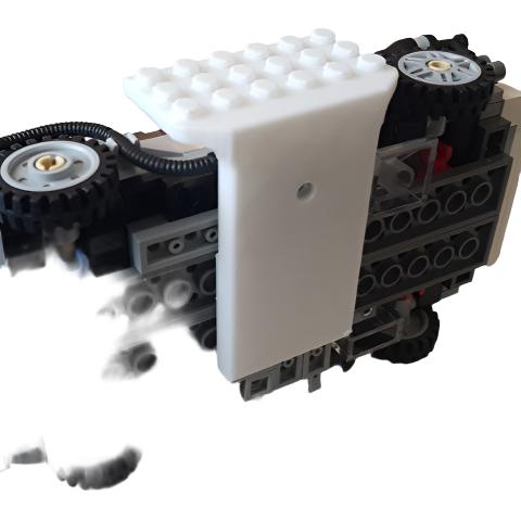 Βάση τοίχου για Lego DeLorean (21103)