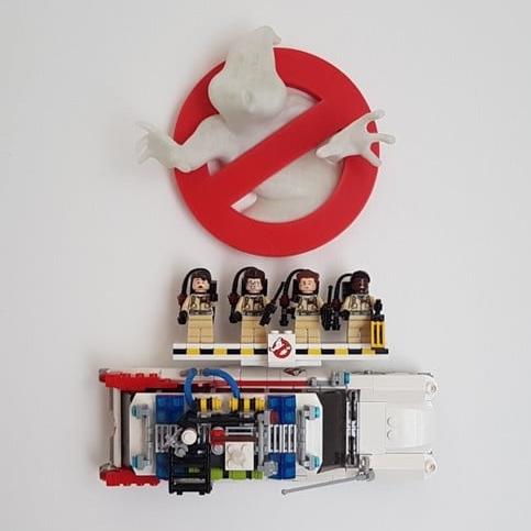 Βάση τοίχου για Lego Ghostbuster Ecto-1 (21108)