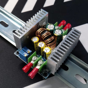 Βάση ράγας DIN για μετατροπέα Buck 20A 300W