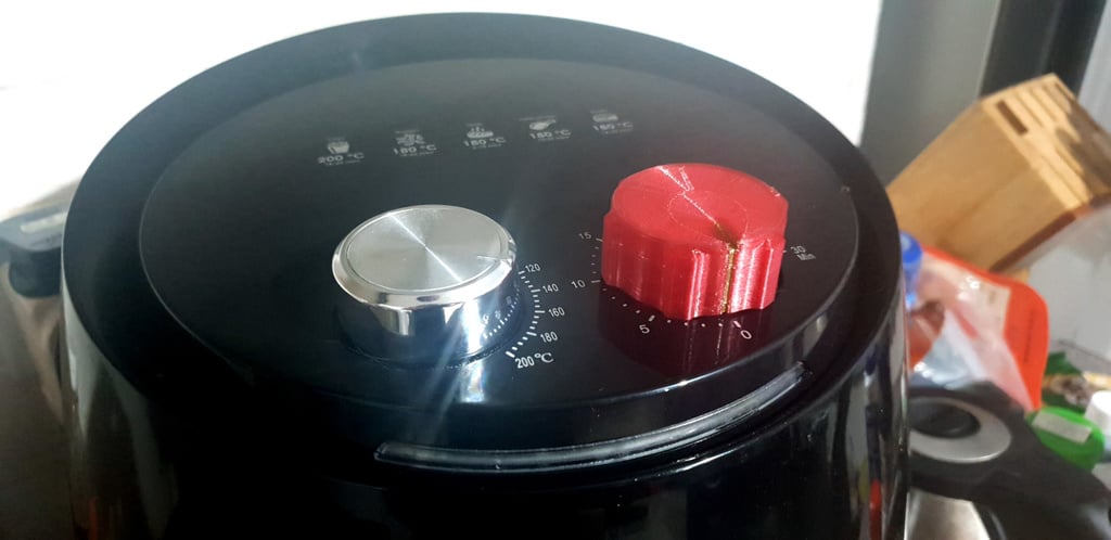 Russell Taylors Air Fryer AF-34 Κουμπί με Ραβδωτή Λαβή