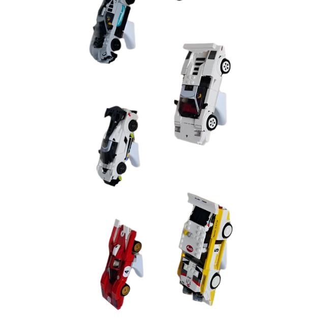 Remix Lego Modular Wall Mount Connection για αυτοκίνητα και πρωταθλητές ταχύτητας