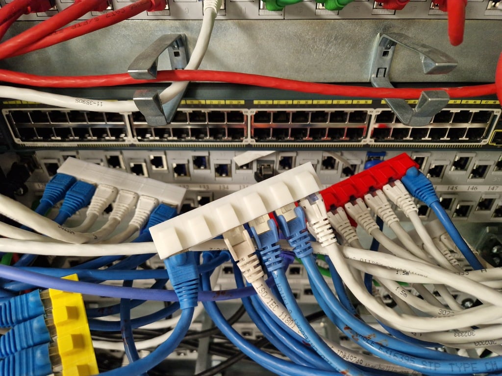 Οργανωτής καλωδίων RJ45 Ethernet για Αντικατάσταση Συσκευών