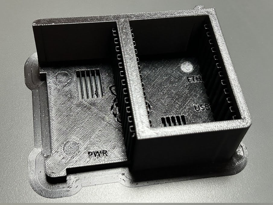 35mm DIN ράγα στήριξης για Raspberry Pi 4 σε FLIRC θήκη