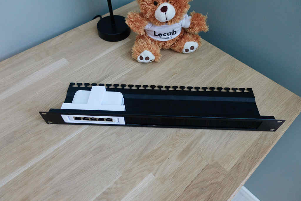 Unifi USW Flex Mini rack mount 1U