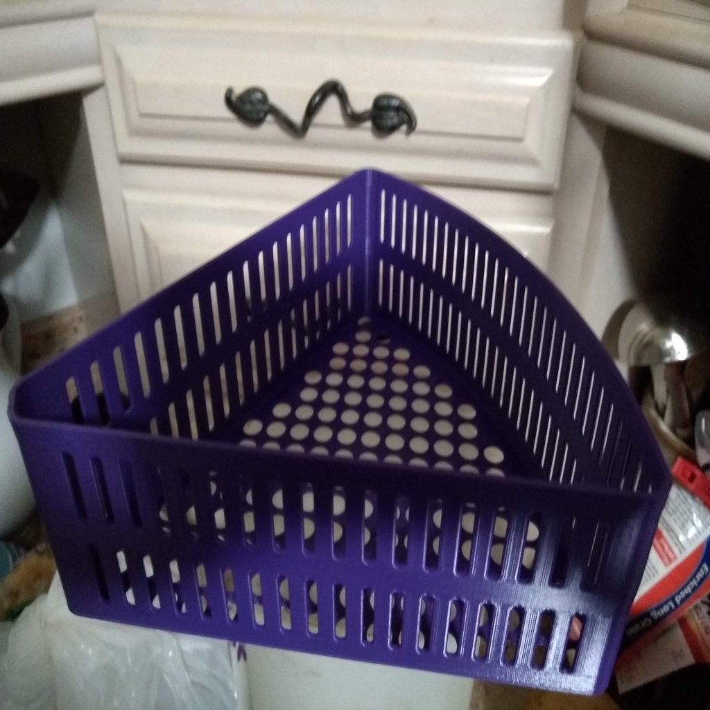 Καλάθι Lazy Susan για γωνιακά ντουλάπια