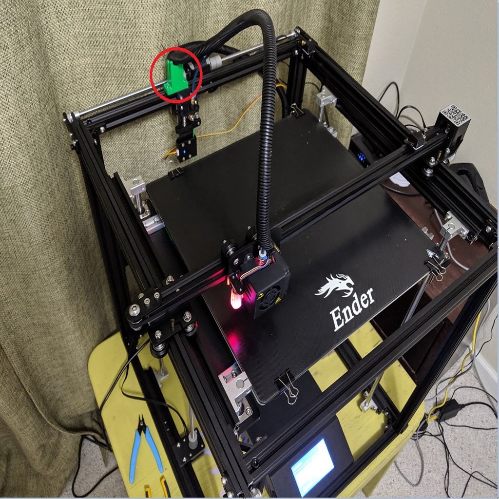 Ender 5 Plus Hot End Kabelstyr