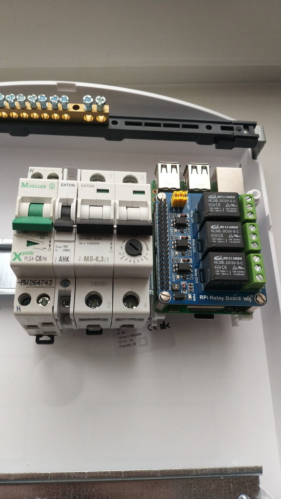 Τοποθέτηση Din-Rail για Raspberry Pi 3B+ Πορτρέτο - Μ3 Παξιμάδια