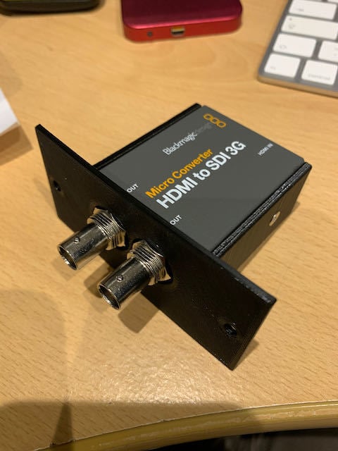 Rackmount Adapter για Blackmagic Micro Converter HDMI-SDI & 3G