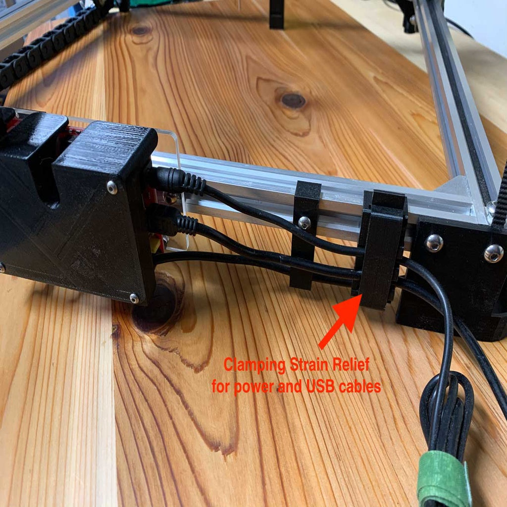 Θήκη καλωδίου Brock 2020 με σφιγκτήρα για 30x40 Laser Engraver CNC