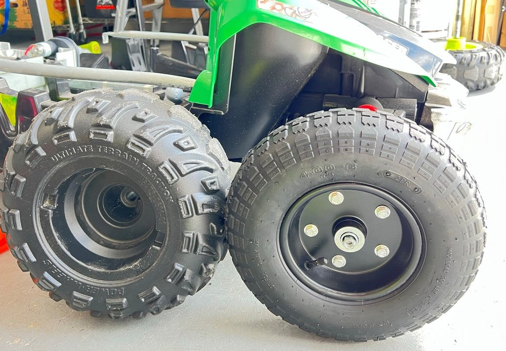 Powerwheels Dune Racer Προσαρμογέας μπροστινού τροχού για Harbor Freight 10" και 13" Τροχούς
