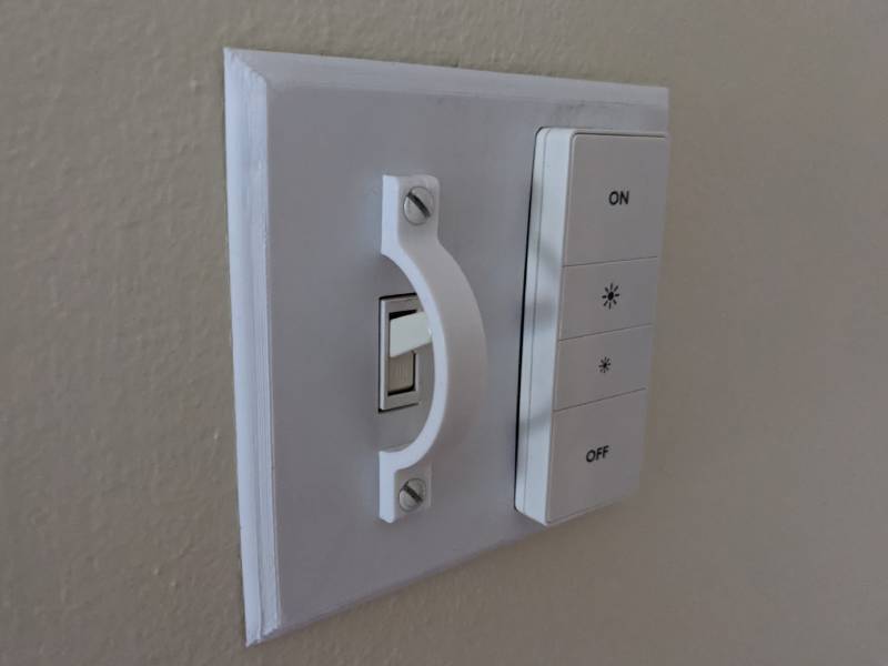 Υποδοχή για το τηλεχειριστήριο Philips Hue - Ταιριάζει σε μικρούς διακόπτες φωτισμού