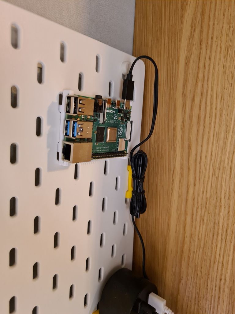 Θήκη IKEA Skådis για Raspberry Pi 4 με κλιπ καλωδίων