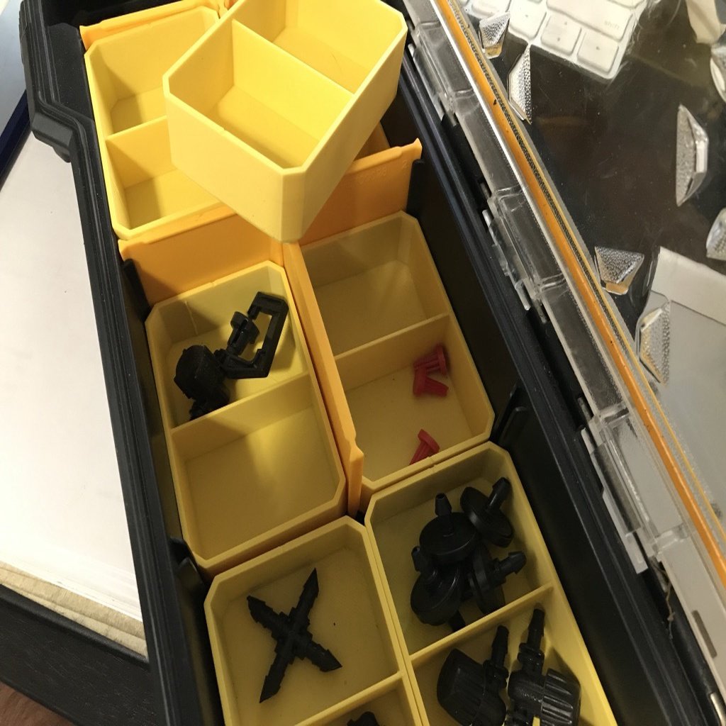 Ενθέματα Dewalt Pro για μικρά εξαρτήματα – Για διοργανωτές 10 και 20 τμημάτων