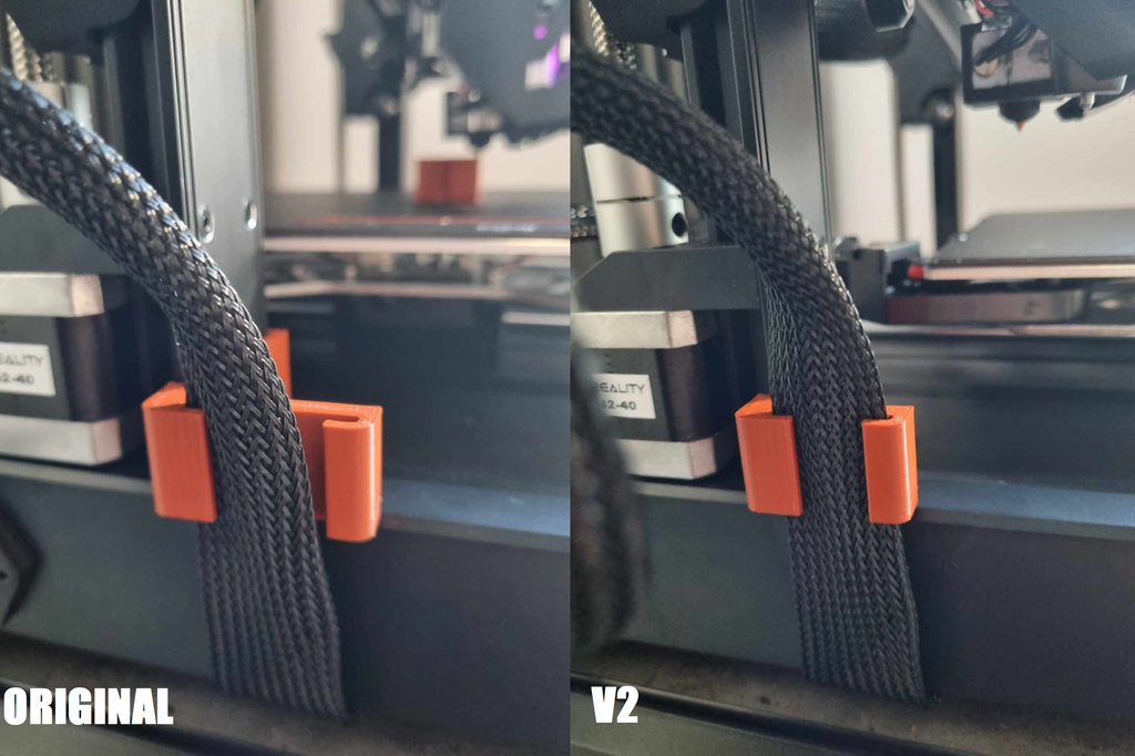 Ender 3 V3 SE/KE Καλωδιοδιαχειριστής v2