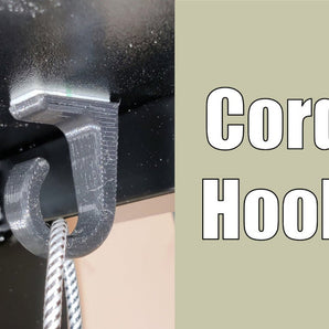 Καλωδιωτικός γάντζος / Χειρολαβή χρήσης - Εγκαθίσταται σε τοίχο ή κάτω από γραφείο