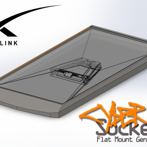 Starlink Standard Gen 4 Flat Mount CyberSocket
