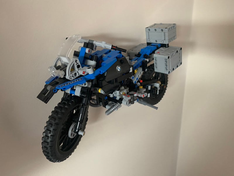 Vægbeslag til Lego Technic BMW R1200GS Motorcykel