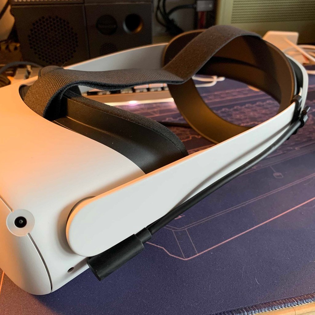 Oculus Quest 2 Στήριγμα καλωδίου σύνδεσης για Elite Headstrap