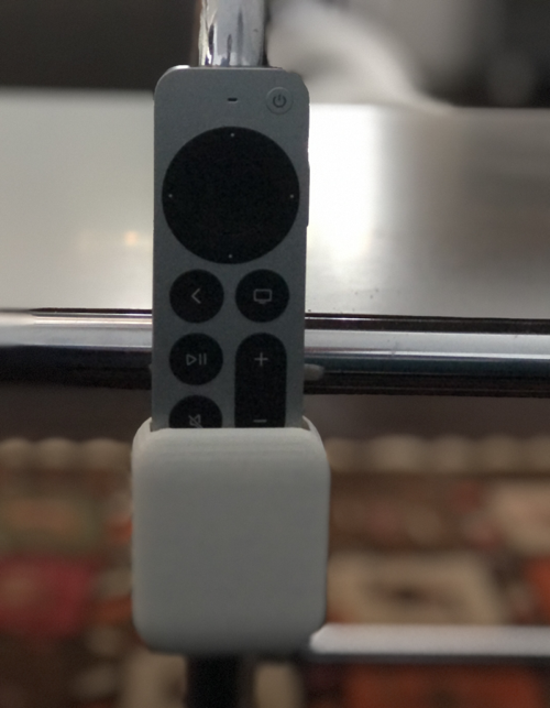 Κώνος για το Apple TV 4K τηλεκοντρόλ για έπιπλα από ατσάλι.