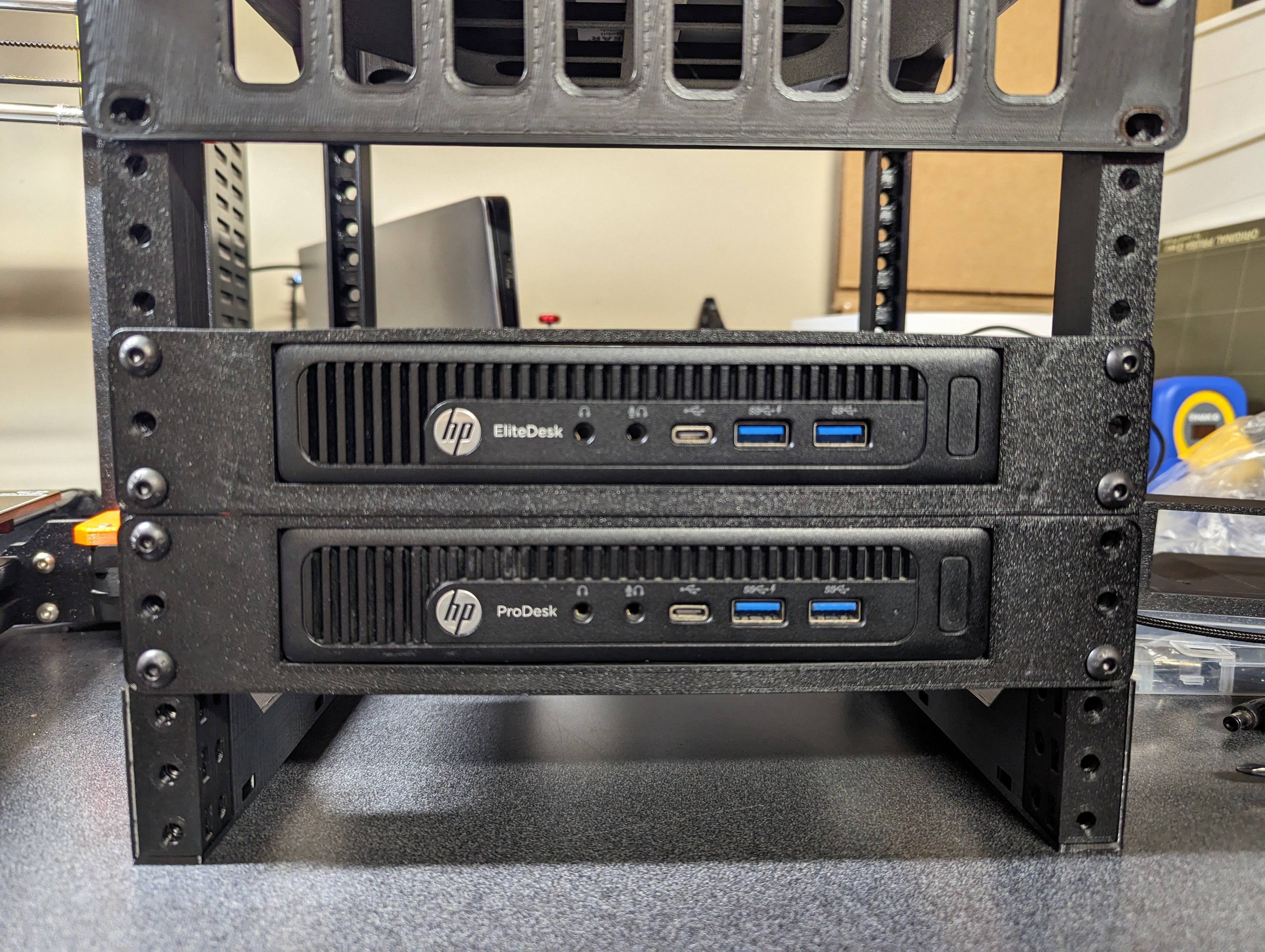 10' 1U Rack Mount για HP EliteDesk/ProDesk Mini G2