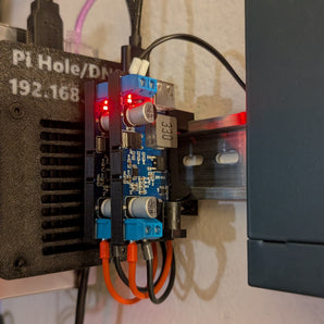 Βάση ράγας DIN για μετατροπέα 5V USB Buck