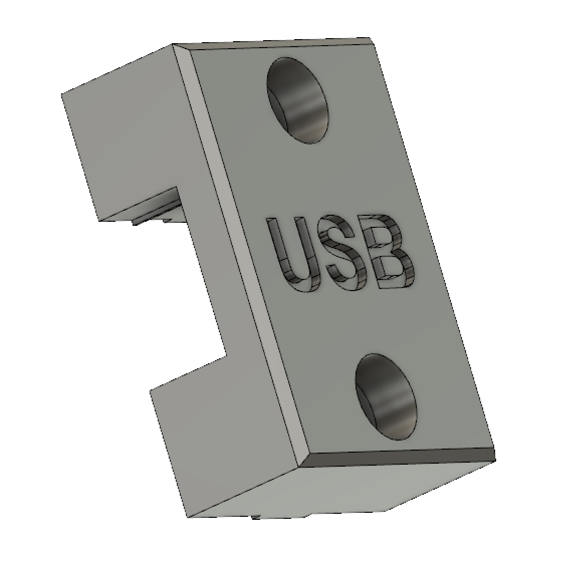 Θήκη καλωδίου USB για Original Prusa Mini 3030 Extrusion