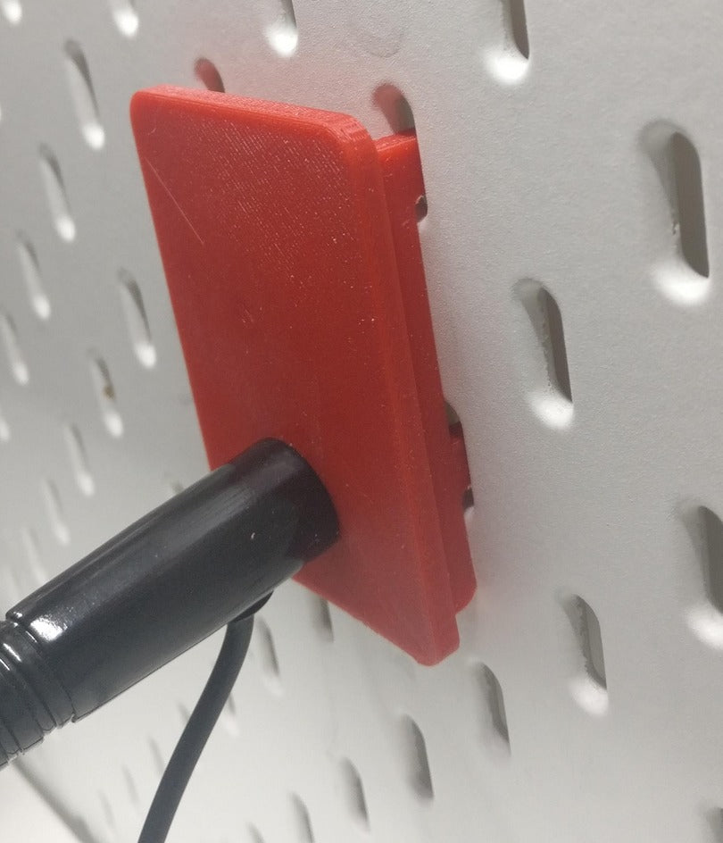 Μεγεθυντικός φακός LED βάσης για IKEA Skadis Pegboard