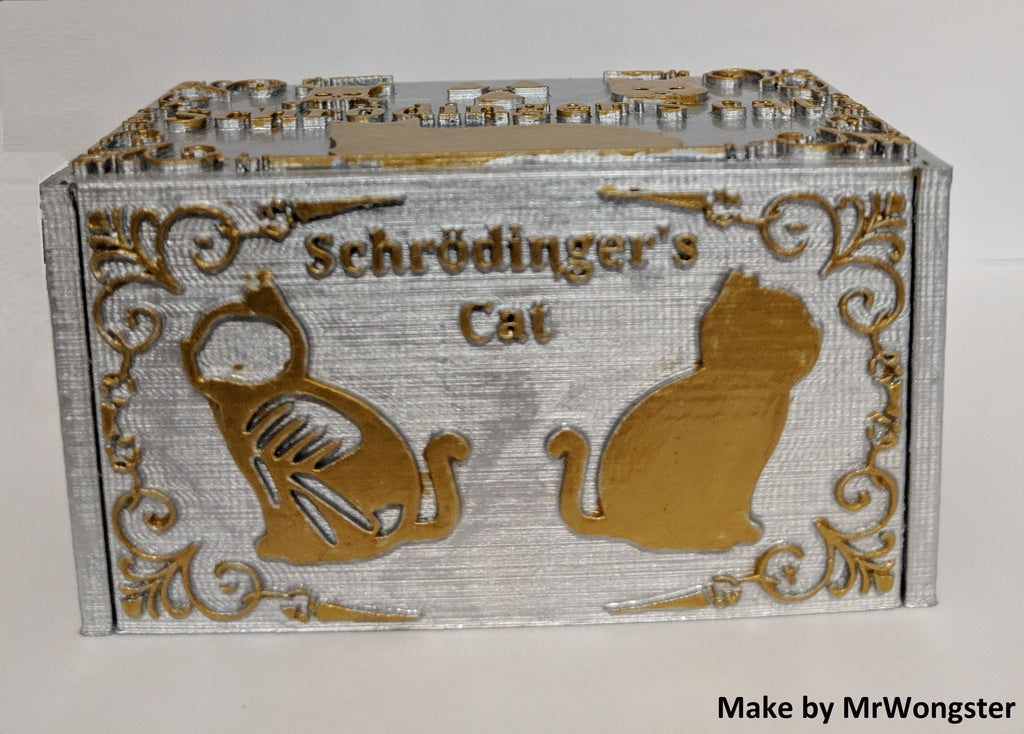 3D εκτύπωση της γάτας του Schrödinger, φυσική επίδειξη της θεωρίας της κβαντομηχανικής