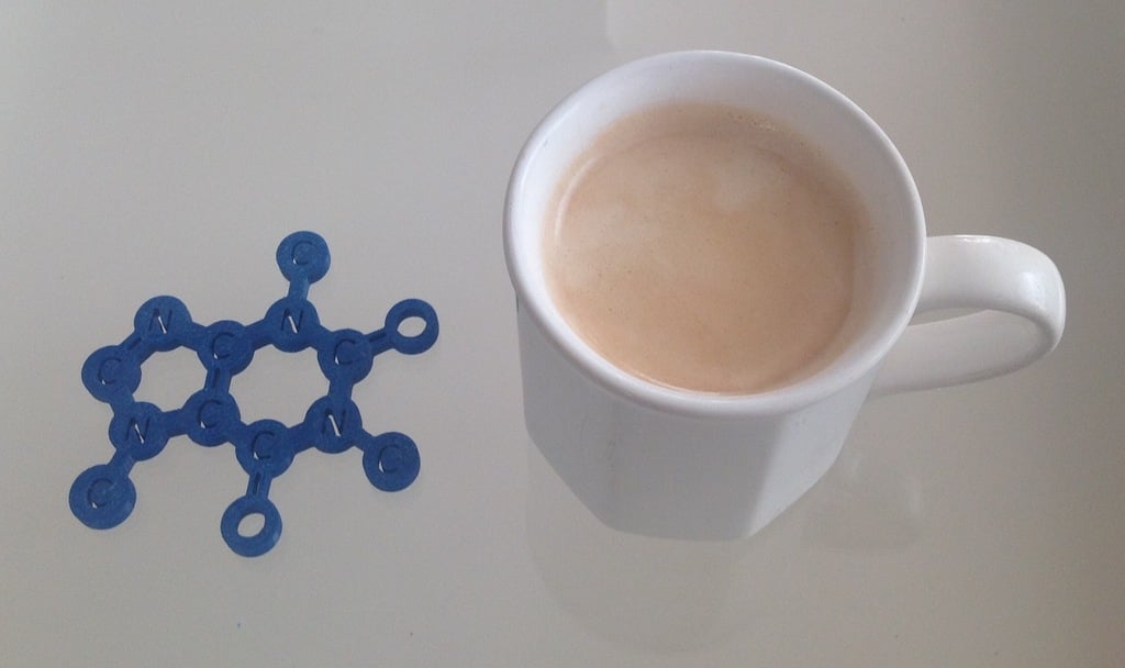 Σουπλά Caffeine Molecule για φλιτζάνια καφέ