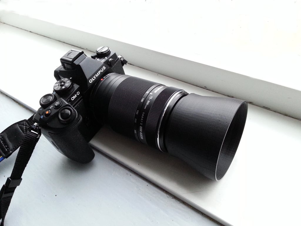 Παραμετροποιήσιμη κουκούλα κάμερας με λειτουργία κλειδώματος για φακό ζουμ Olympus 75-300mm