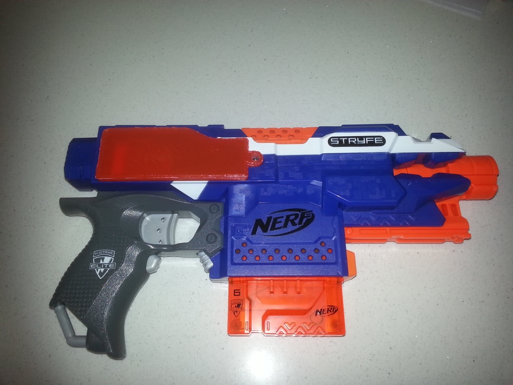 Τροποποιημένο κάλυμμα μπαταρίας Nerf Stryfe 9V