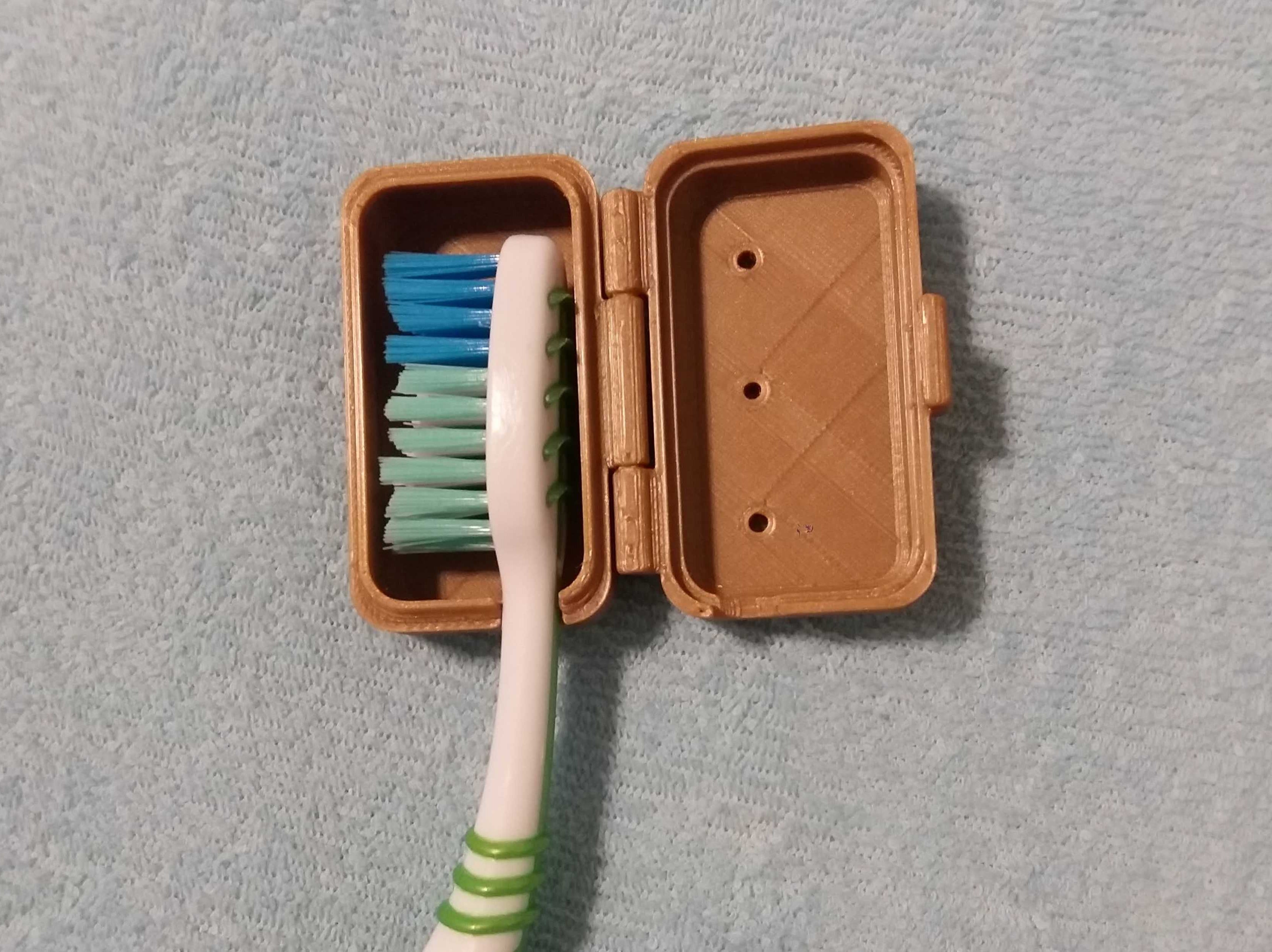 Μικρότερη θήκη οδοντόβουρτσας για ταξίδι και αποθήκευση
